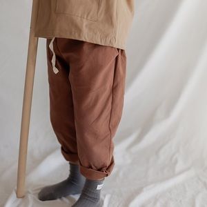 Kindly the Label Paddington pants in clay pot, 4T